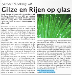 Glasvezelartikel Weekblad