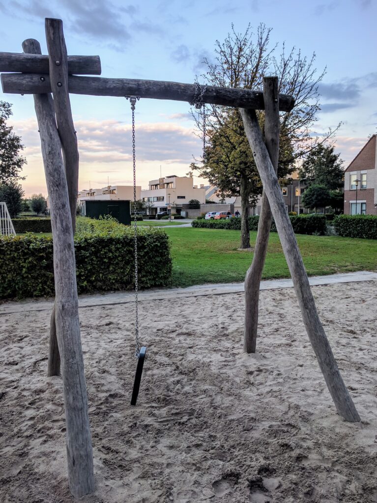 Een zielige schommel