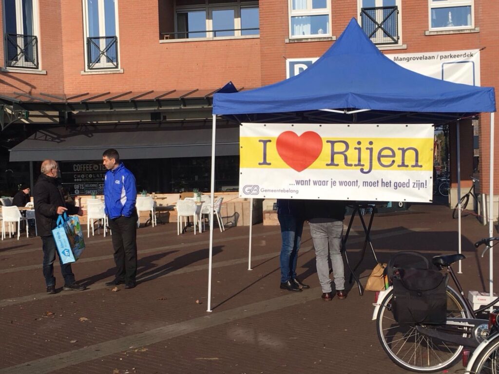 Met letters de wijk in