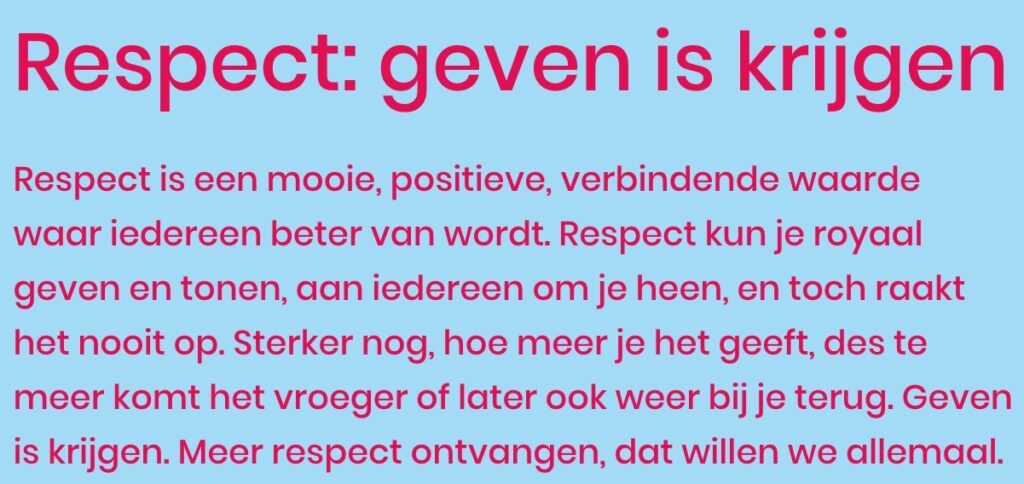 Respectloos populisme …